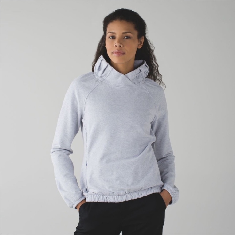 Lululemon After All Heather Cool Breeze Pullover size 12
